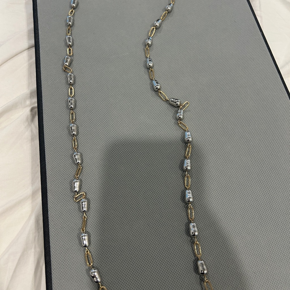Ann Taylor Gold and Silver Chain Necklace